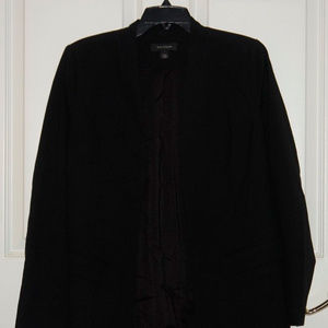 SOLD+++++++++++++++++Halogen Clean Open Front Lined Black Blazer Sm